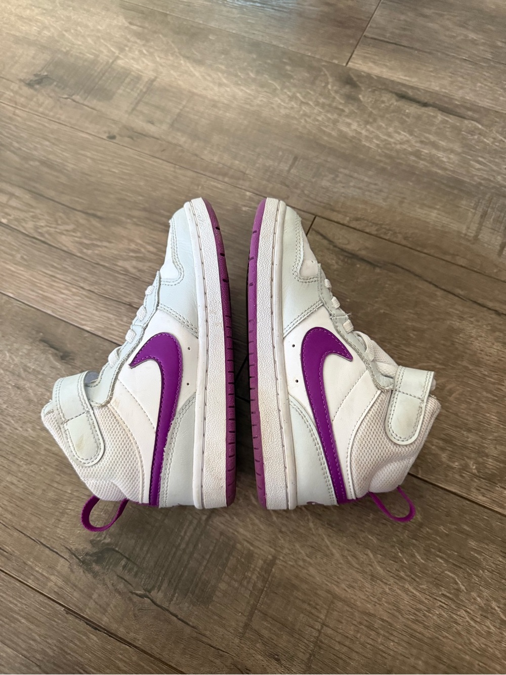 KIDS 11C purple/ white NIKE